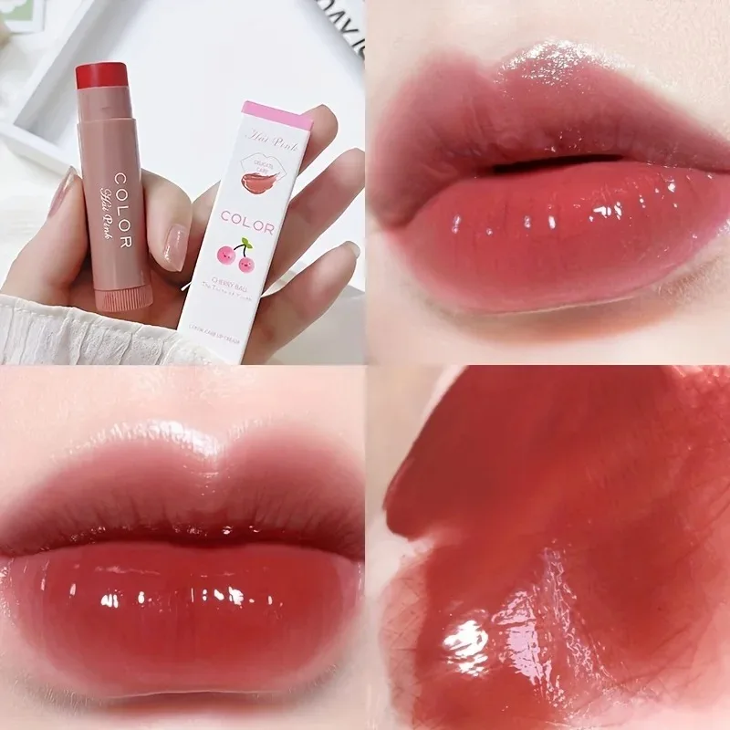Colored Lip Balm Moisturizing Beauty Health Easy Carry Anti-Dry Anti-Cracking Diluting Lip Lines Tint Makeup Lip Care Cosmetics 2