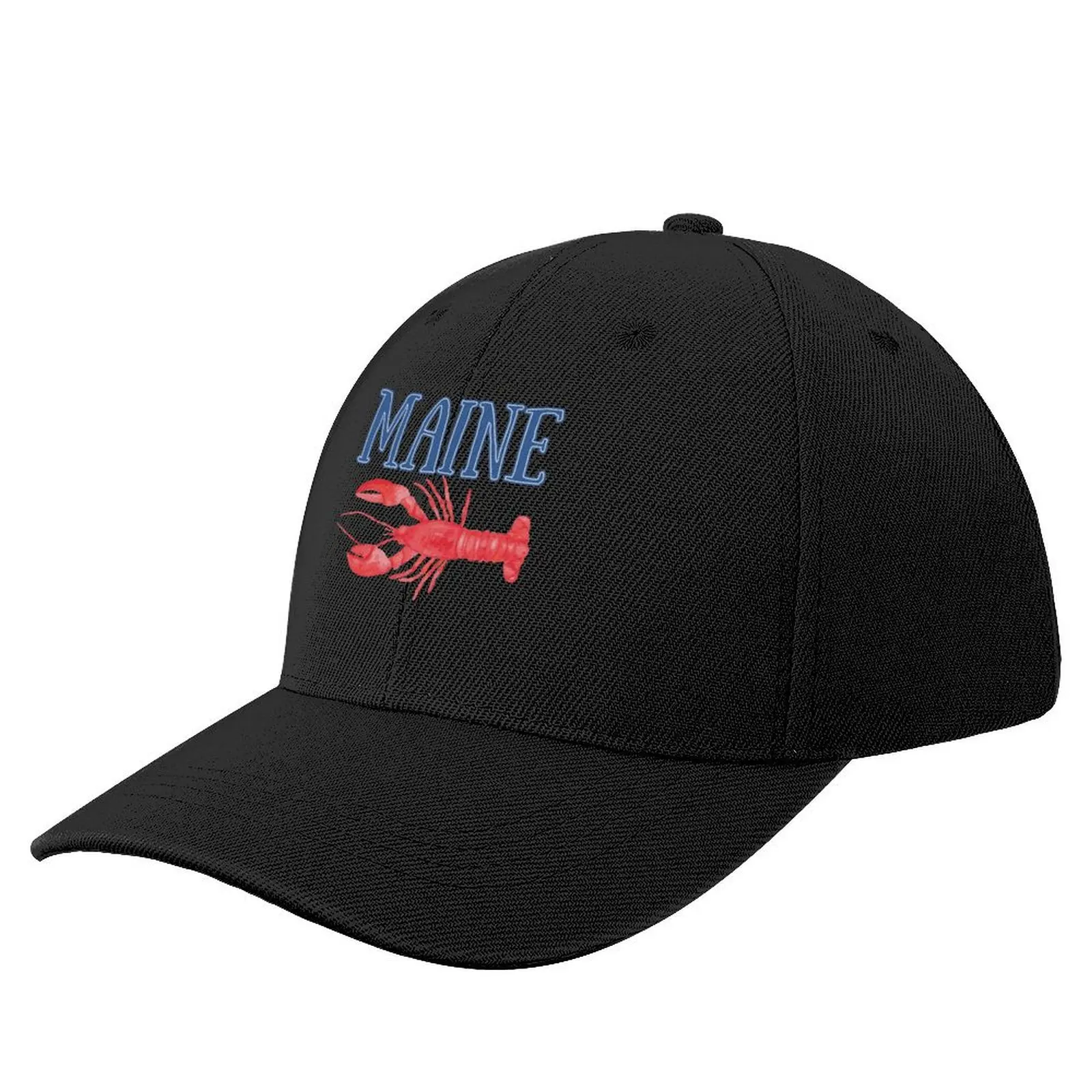 Maine Watercolor Lobster - Maine Lobster Baseball Cap Gentleman Hat Visor Sun Cap Women's Hats For The Sun Men's baby hat 2021 sun visor hat uv protection korean style visor cap for kids hats caps beach adjustable sun hats