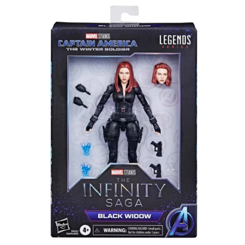 Novità Marvel Legends 1/12 Marvel Infinity Legend Black Widow Scarlet Action Figure Model Toy Black Box Desktop Collection Gift