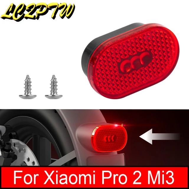 Luz de freno trasera para patinete eléctrico Xiaomi Mi M365, pantalla Led,  guardabarros trasero, accesorios de repuesto - AliExpress