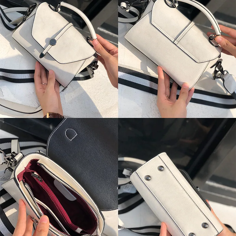 Small Phone Bag Women's Handbag Luxury Shoulder Bag Ladies Cowhide Leather Purse Messenger Crossbody Bag Summer Simple Versatile