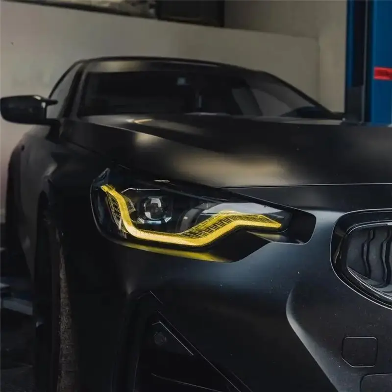 TFORU-LED 모듈 라이트 옐로우 엔젤 아이 LED 보드 BMW 2 시리즈 G42 M2 G87 M235i M240i 2022-2024 DRL 모듈용