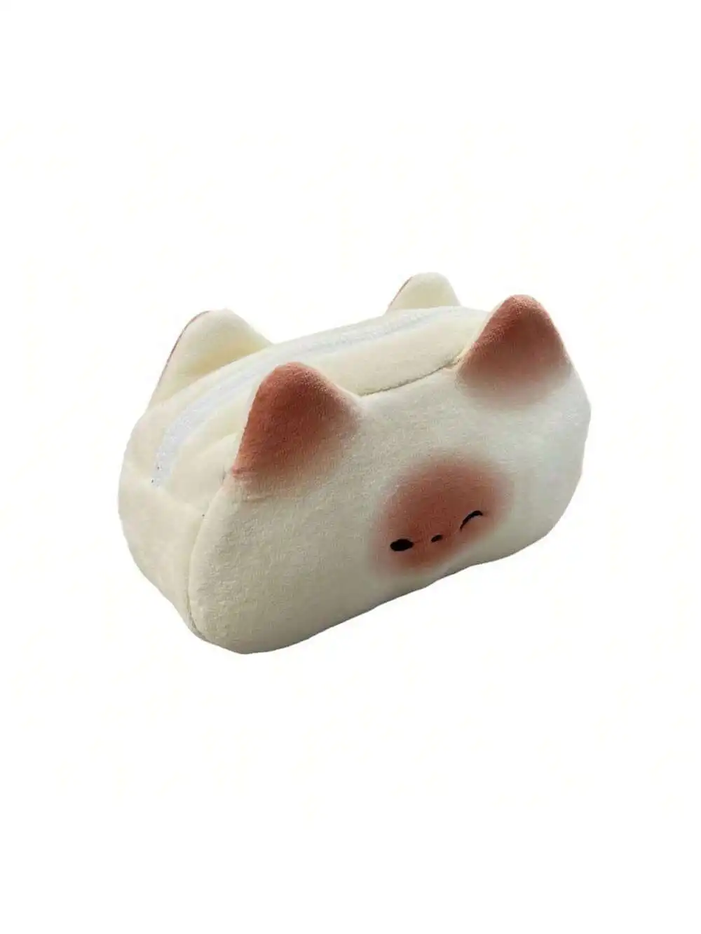 1pc 베이킹 빵 모양의 고양이 펜 가방 i 문구 가방 학생 문구 보관 가방