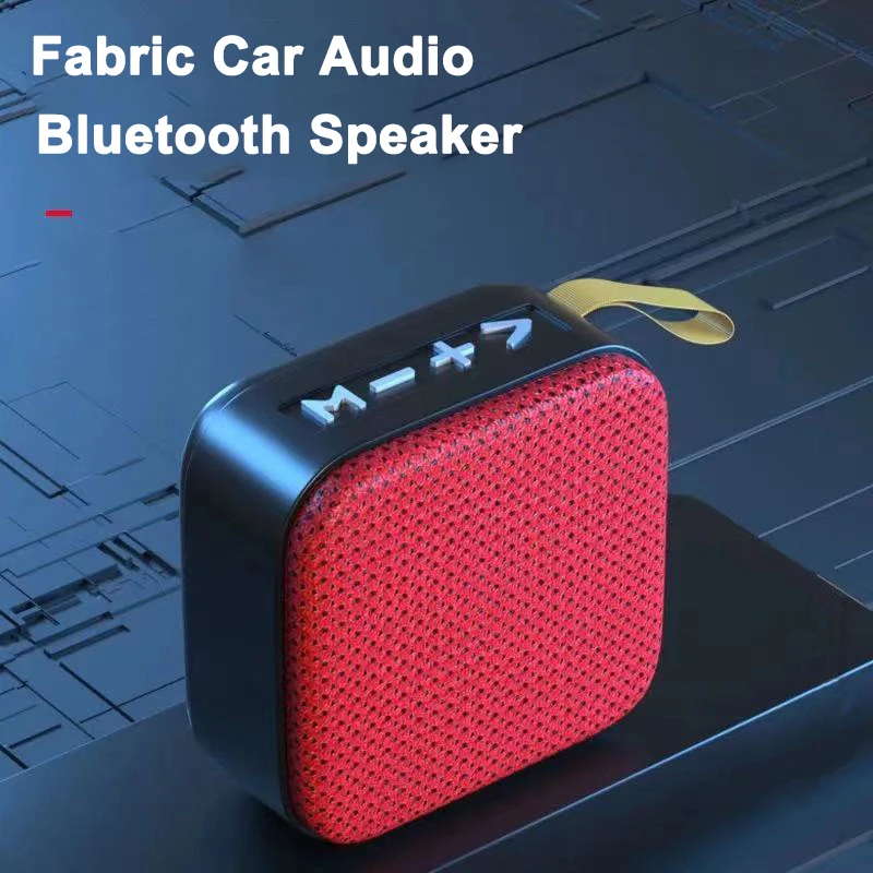 

Mini Bluetooth Speaker Fabric Music Player Wireless Subwoofer Portable Outdoor Car Audio HIFI Stereo Loudspeaker Support TF Card
