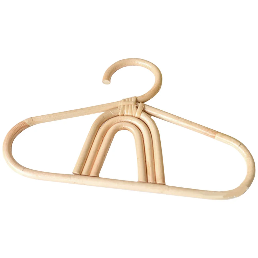 

Rattan Baby Clothes Hanger Kids Baby Clothing Dress Shirt Hanger Rattan Hanger Kids Garments Organizer Rack Clothes Hat Hanging