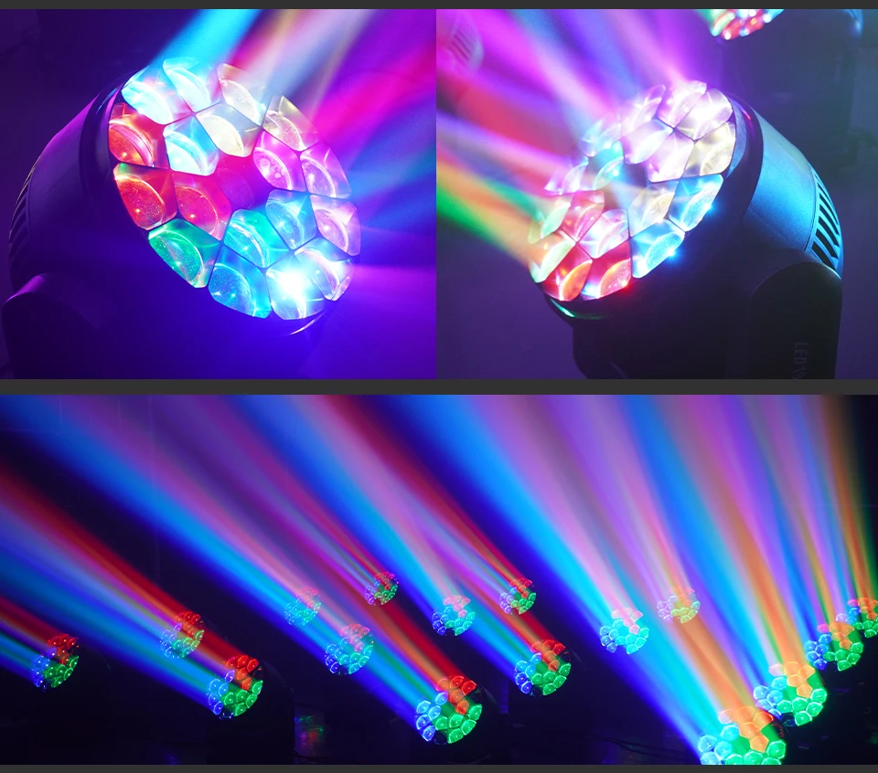 19x40W Bee Eyes RGBW 4in1 Zoom Wash Moving Head Light Led Wash Beam Moving Head