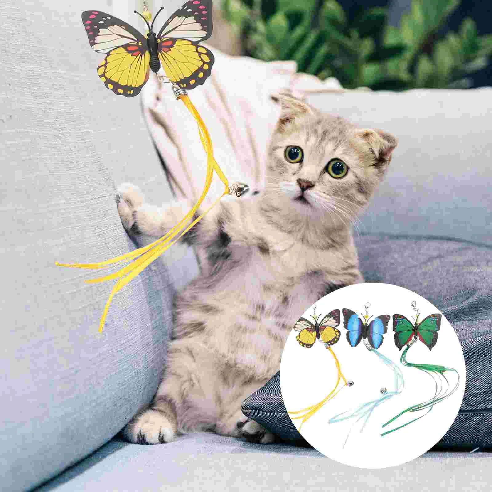 

Replacement Head for Cat Teaser Toy Indoor Cats Parts Fishing Pole