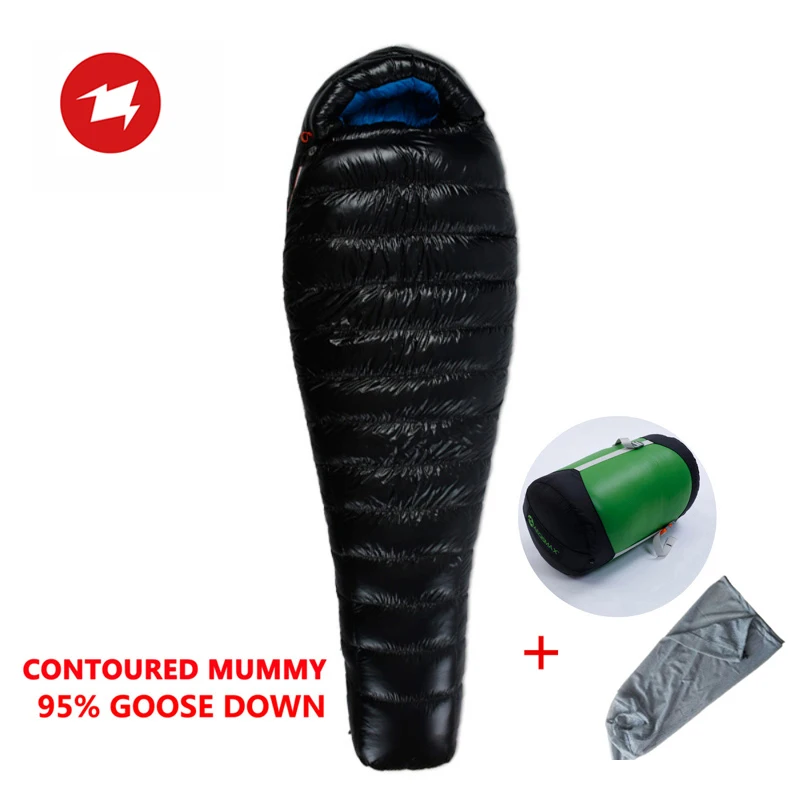 Aegismax G Series 10℉40℉ 95 White Goose Down Mummy Sleeping Bag