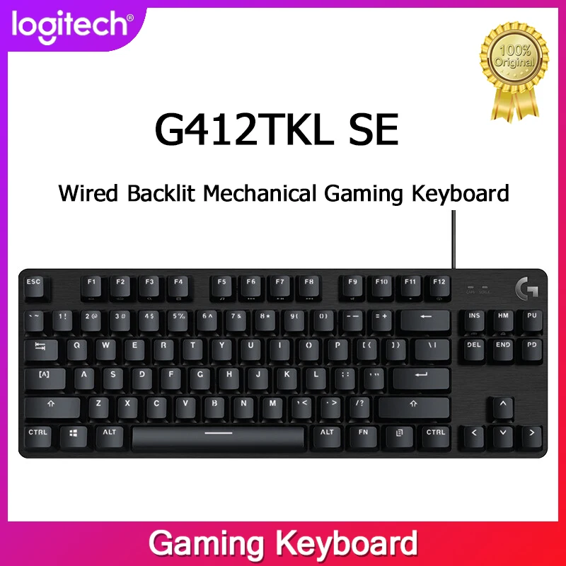 Logitech G412 Tkl Se Mechanical Gaming Keyboard Usb White Led Backlight Compatible With Windows And Macos For Desktop Laptop - - AliExpress