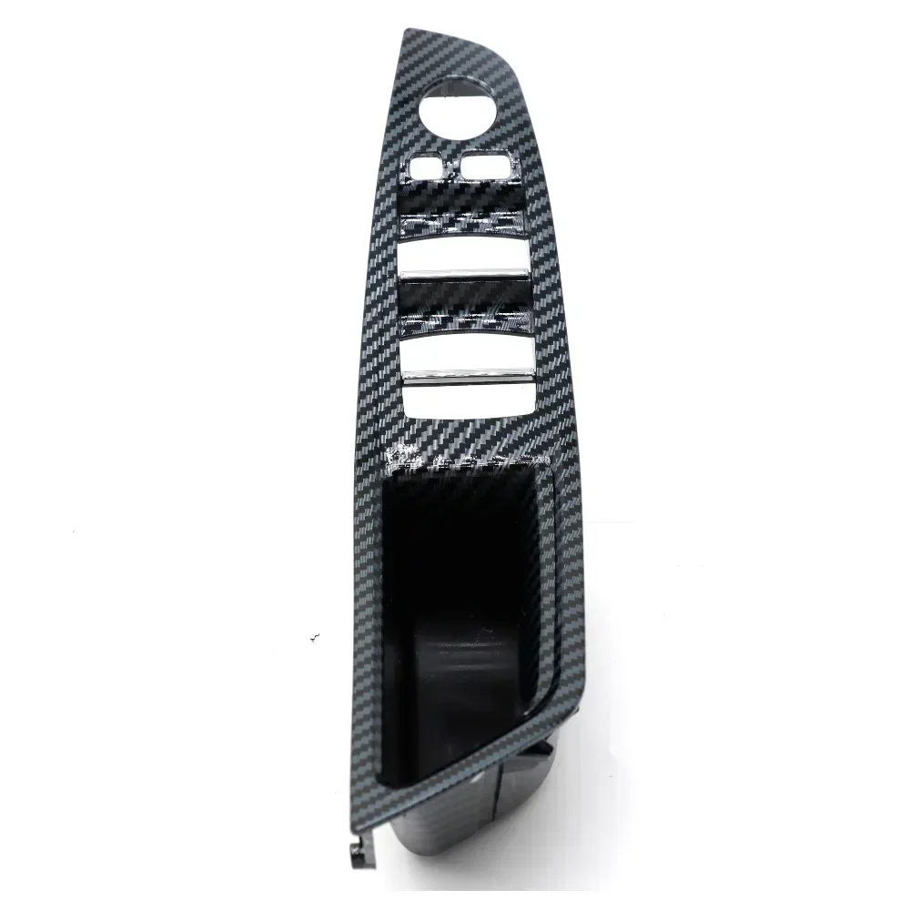 BMW 5 시리즈 F10 F11 F18 520i 523i 525i 528i 535i 용 LHD RHD 카본 파이버 인테리어 도어 풀 핸들 7PCS 세트