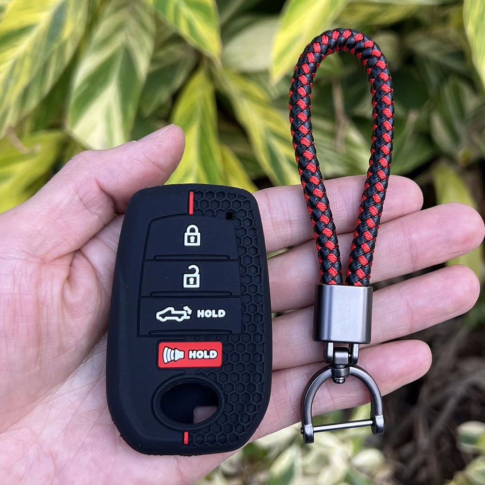 Premium Silicone Car Key Case Accessory - Durable & Stylish Protection Cover