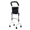 Height Adjustable Toilet three-in-one Bed Rail for Elderly Adults Assistance for Getting In and Out Bed Assist Bar walking aid w 4