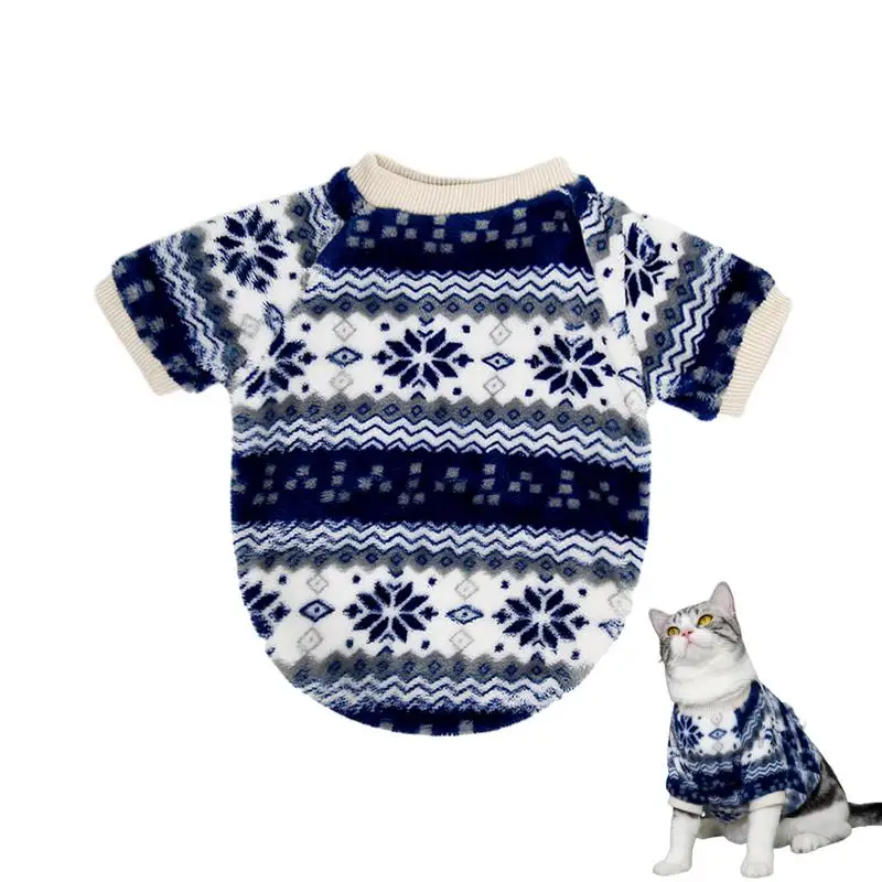 

Cat Christmas Knitwear Atmospheric And Skin-Friendly Kitten Sweater Pet Costume Accessories For Christmas Party Theme Party