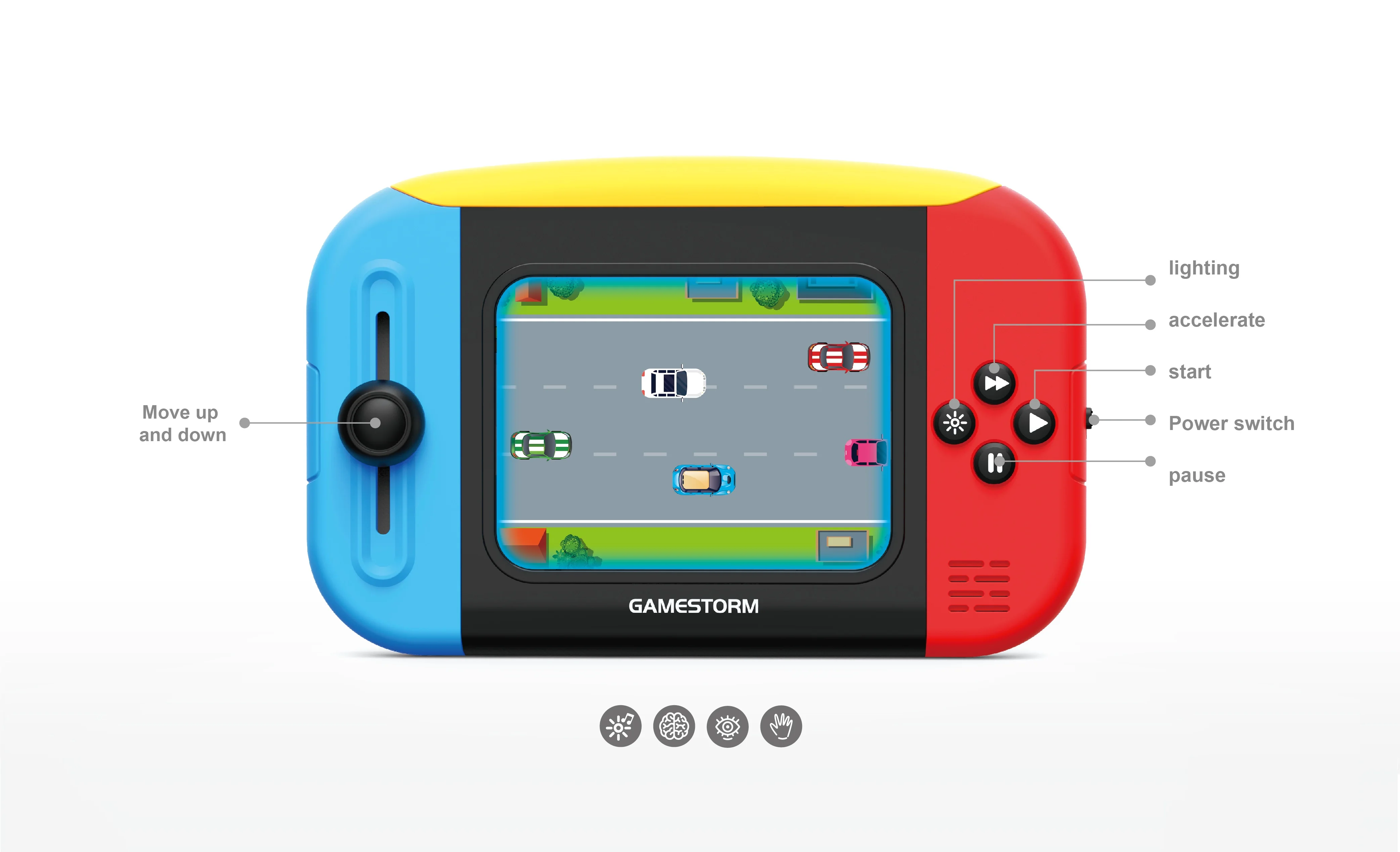 Mini game console Stereo Handheld Game Players For Electronic Toy Gift handheld players electronic toys games 3