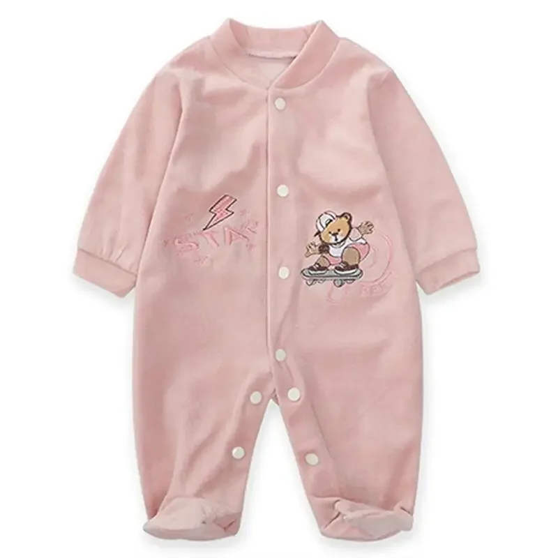 Baby Girl Clothes For Baby Clothes 0 To 12 Months Boys Clothing Newborn Things Bodysuits One-pieces Cartoon Fleece Pajamas baby clothes baby sleepsuit