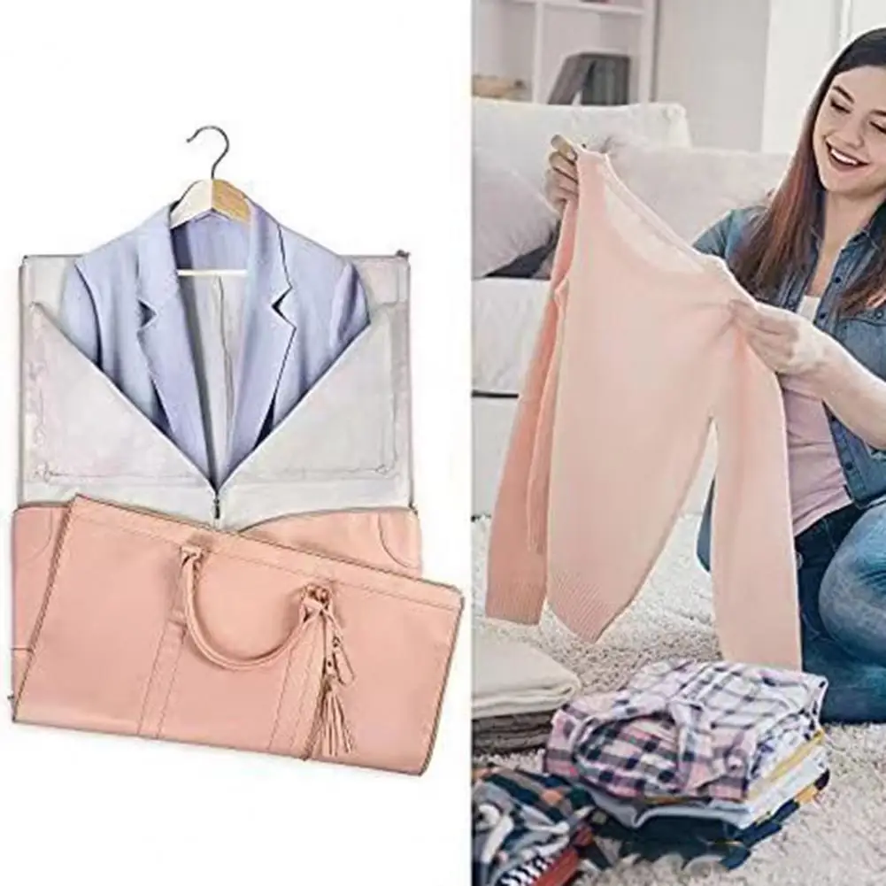 Travel Garment Bag Waterproof Business Suit Travel Bag with Shoe Pouch Duffel Bag for Carry-on Garment with Handle Zipper 4