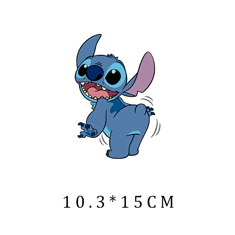 Cute Stitch Disney Lilo & Stitch Heat Transfer Stickers Iron-on Transfers  For Clothing Thermoadhesive Adhesive Patches Kawaii - AliExpress