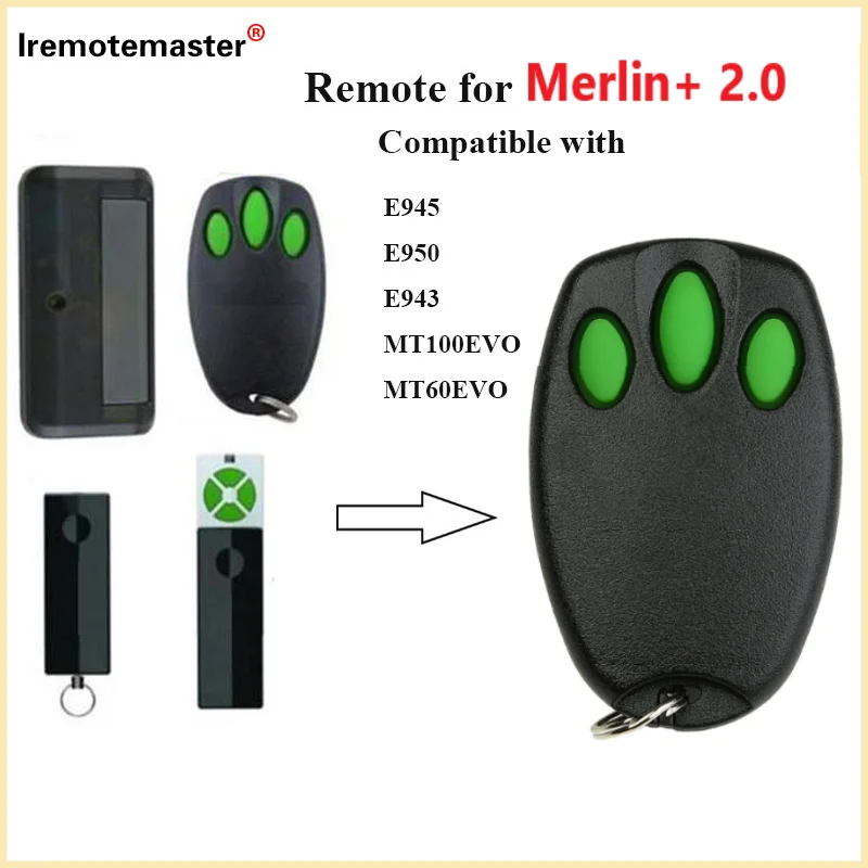 Портативный передатчик для гаражных дверей Merlin + 2