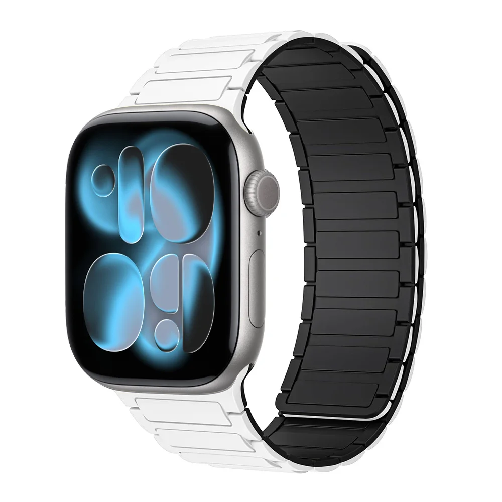 Magnetic Link Bracelet for Apple Watch - Elegant and Secure Strap