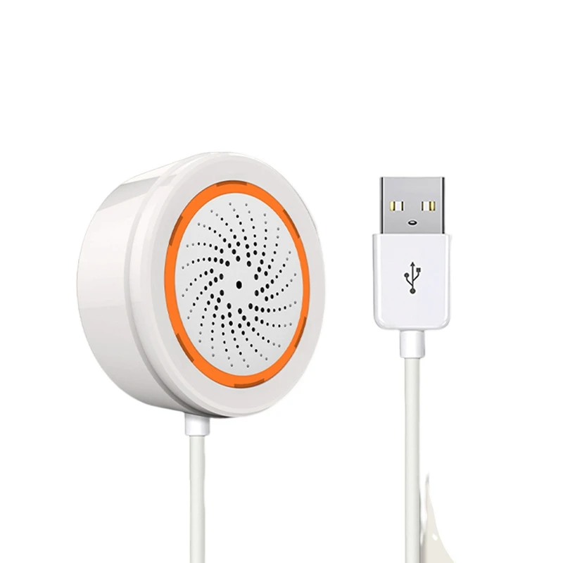 zigbee 3 em 1 wifi sirene alarme linkage 90db som sensor de luz casa inteligente