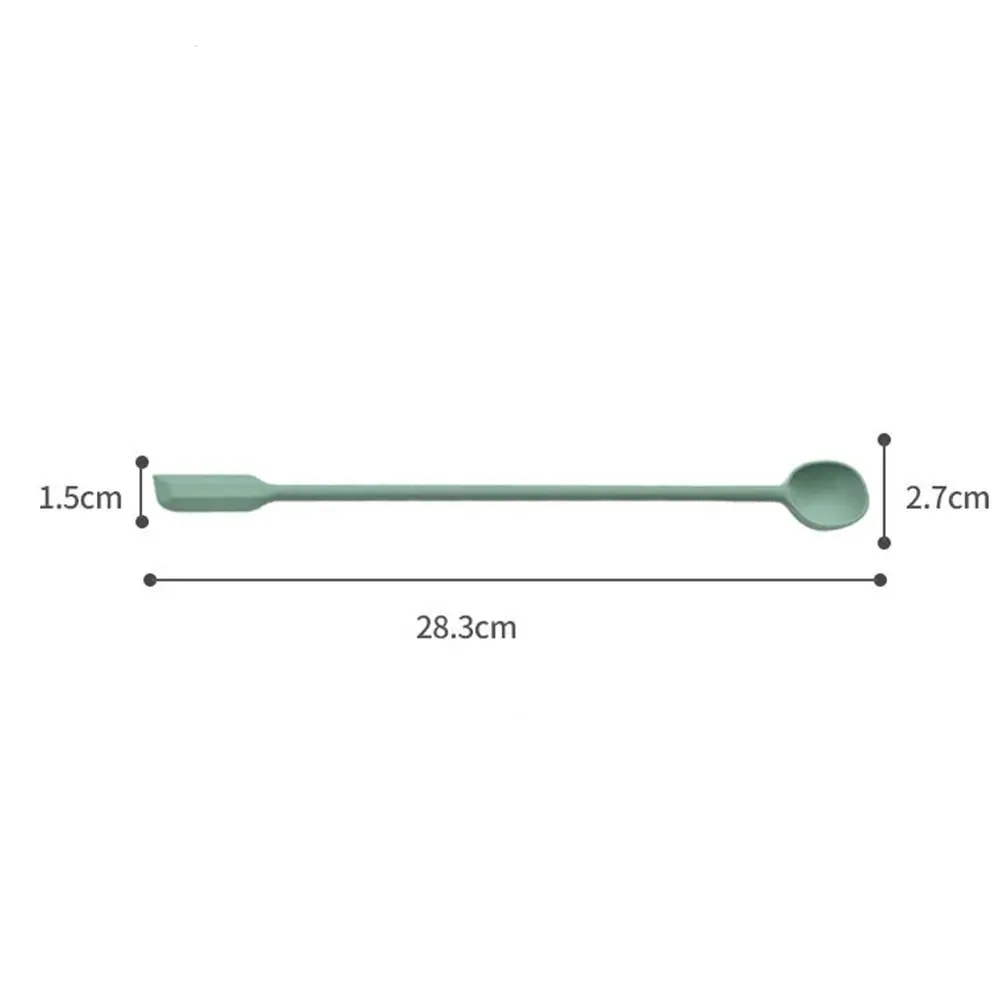 Silicone Spatula Beauty Tools Stirring Spoon Party Supplies Coffee Spoon Kids