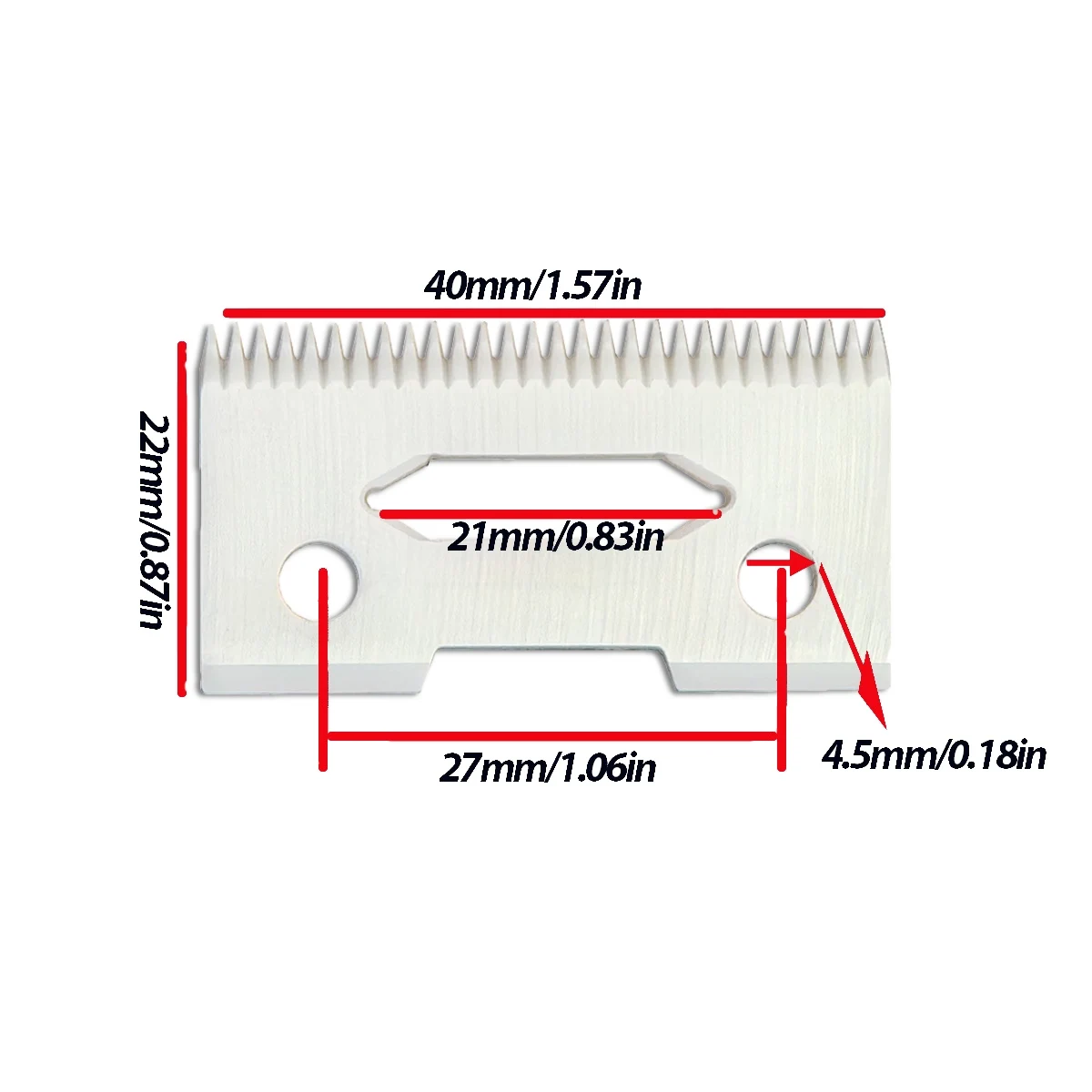 BRDCLIP Professional Replacement Head 440C Steel Diamond Like Coating Ceramic Hair Clipper Blade Rechargeable Clipper 2