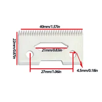 BRDCLIP Professional Replacement Head 440C Steel Diamond Like Coating Ceramic Hair Clipper Blade Rechargeable Clipper 2