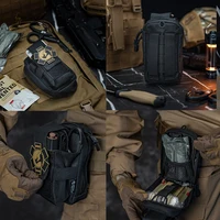 Аптечка первой помощи Rhino Rescue EDC IFAK Trauma с тактической сумкой Molle, жгуты, бандаж для выживания — изображение 3