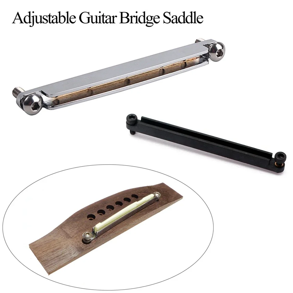 

Adjustable Bridge Saddle Repair Tool Nut Set Replacement Upper Lower Nut For Acoustic Folk Guitar Accessories