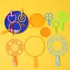 Hot Sale Kids Toys Children Bubble Wand Outdoor Fun Soap Bubbles Maker Blowing Bubble Tool Bubble Machine Blower Set 6