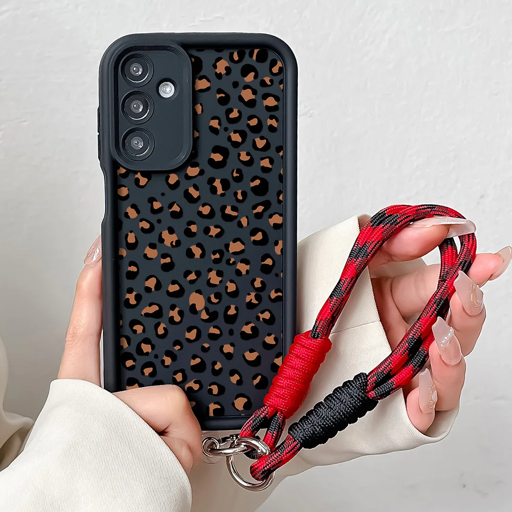 Leopard Print Lanyard Case - Elegant and Durable Design