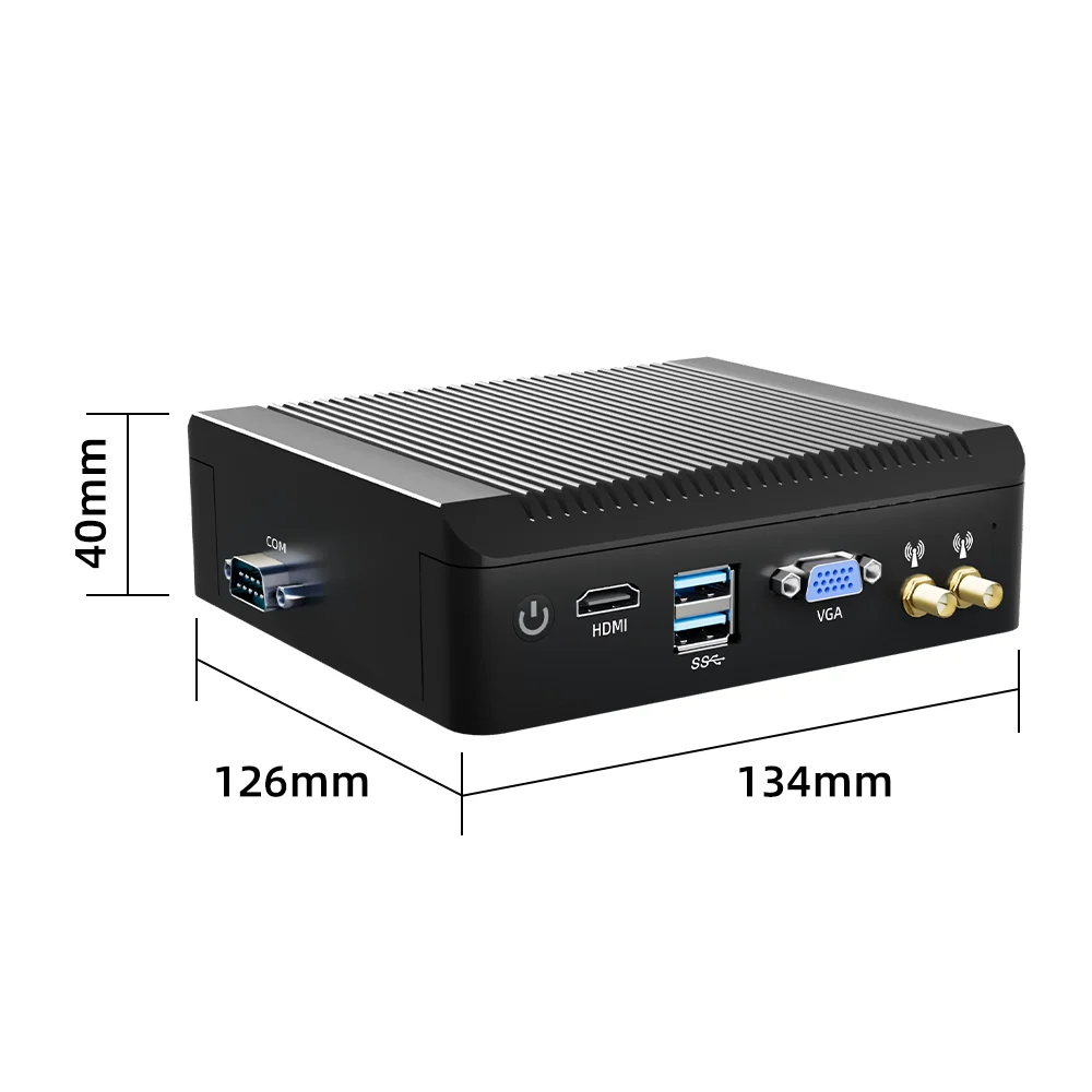 Mini Pc J4125 X86 Single Board Computer 2.5G Ethernet 4 Lan Ports