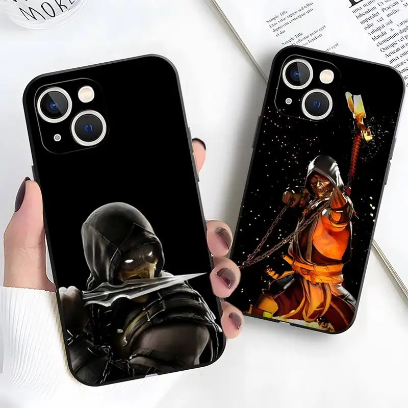 

Hot Mortal Kombat Phone Case For Apple IPhone 13Pro Max 12 11 14 Mini Xs X Xr 7 8 6 Plus Se 2020 Shockproof Back Cover