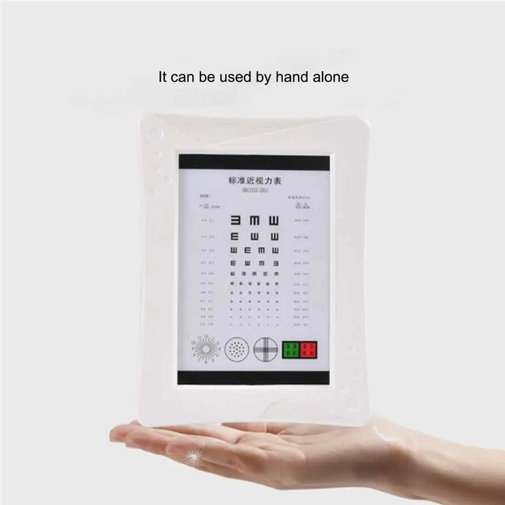 

Visionary Chart Eye Tester Testing Device Self-adhesive Household Accessories Removable Ophthalmic Equipment Test Charts