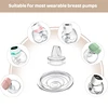 6pcs Silicone Diaphragm & Duck Mouth Set Rubber Duckbill Valves & Silicone Diaphragm set Replacement for Breast 3
