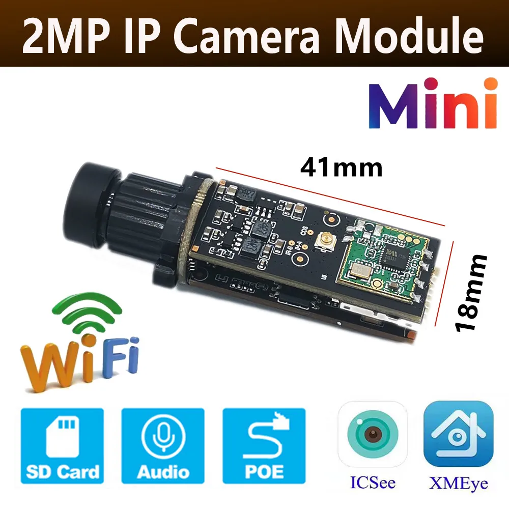 DIY WiFi Camera HD 1080P Cctv Wireless Cameras Module POE Cmos IP Mini Camera Ftp Rtsp Onvif Xmeye Icsee APP Online Monitoring - 2