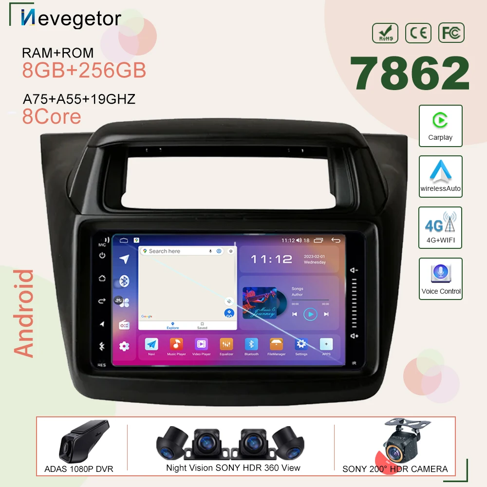 

Автомобильный DVD-плеер Android 13 для Mitsubishi Pajero Sport Triton 2014, автомобильный радиоприемник, мультимедийный плеер с GPS-навигацией, разъем 2din