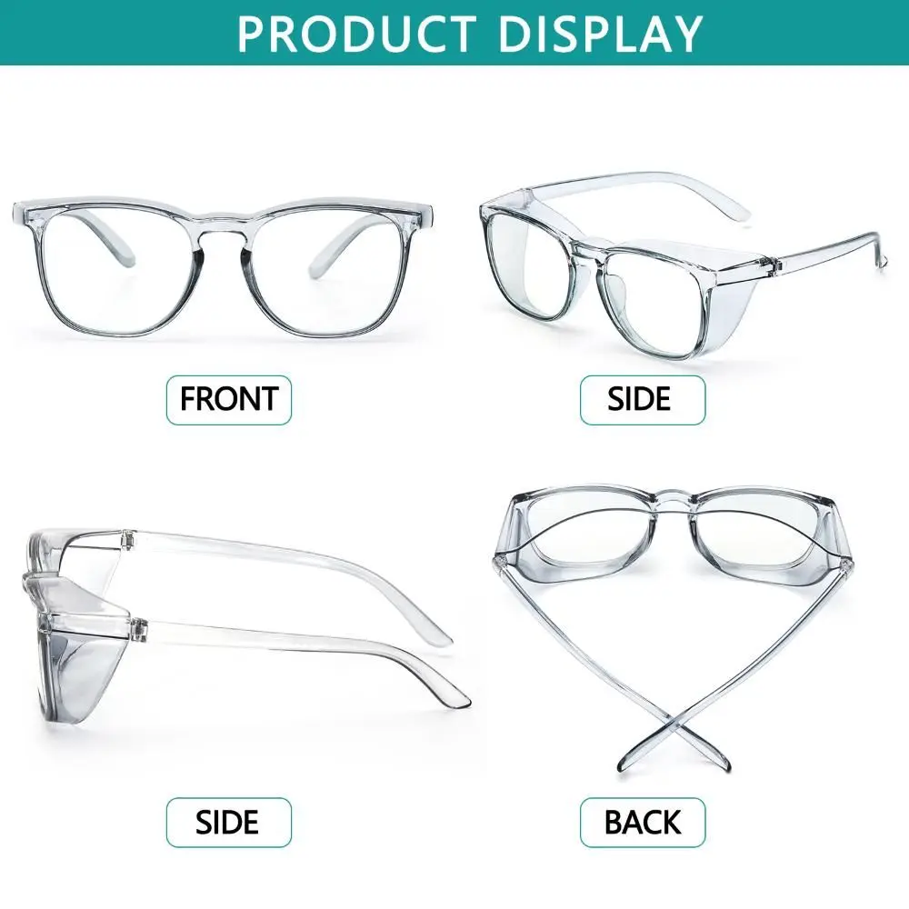 Universal Dust-Proof and Anti-Fog Safety Glasses with UV and Blue Light Protection