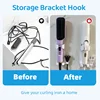Curling Hair Straightener Holder Curling Tray Hooks Wall Mounted Hair Dryer Organizer Hooks for Bathroom Household Goods 4