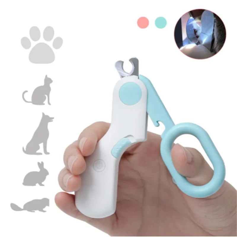 Professional Cat Nail Clipper Cutter With Led Light Scissors Suit for Dog Grooming Tool Trimmer Pet Nail Clippers Products pet nail clipper pet nail scissors pet nail file