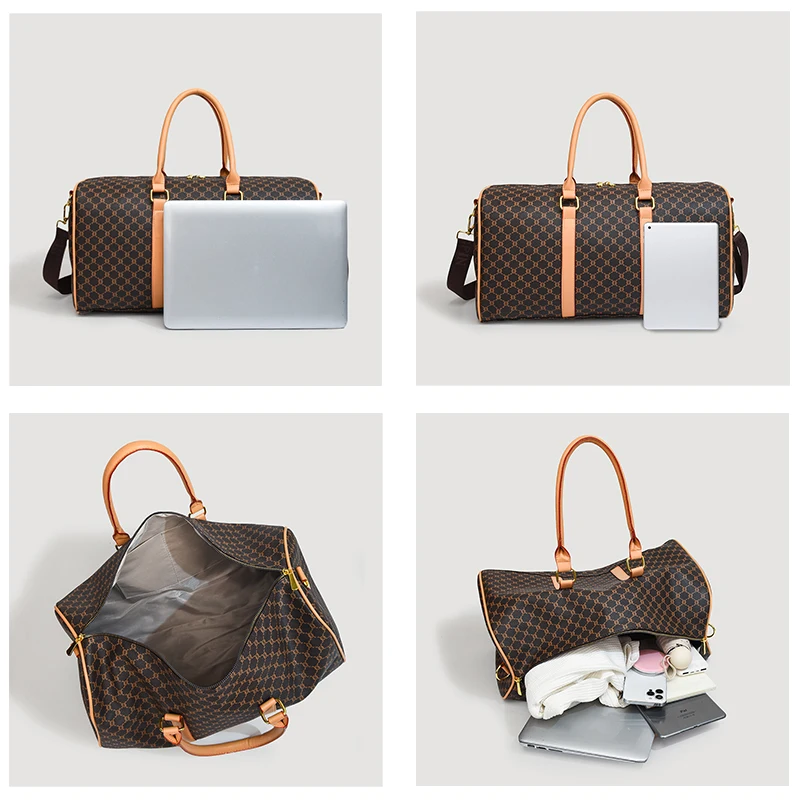 حقيبة يد نسائية كلاسيكية على طراز بوسطن، تتميز بسع...