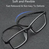 High Quality Pure Titanium Reading Glasses for Men Anti Blue Light Presbyopia Eyewear with Diopter+1.0 To +4.0 4