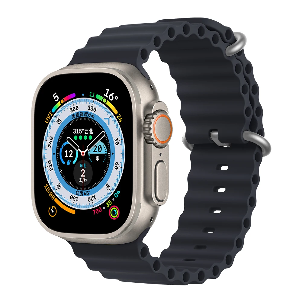 Silicone Watch Band Apple original for ultra series 10 SE 42mm 44mm 45mm 46mm 49mm Bracelet