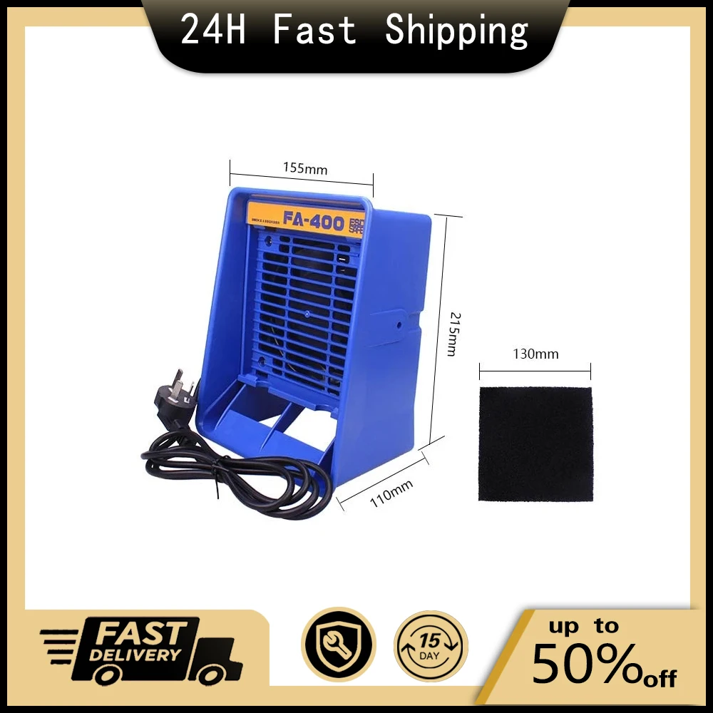 FA400ESDFumeExtractorSolderingIronWeldingsExhaustSmokeAbsorberFumeExtractorFanAir