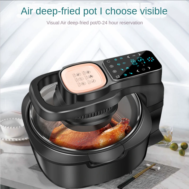 Visual air fryer household large-capacity electric fully automatic stir fry French fries machine new specials