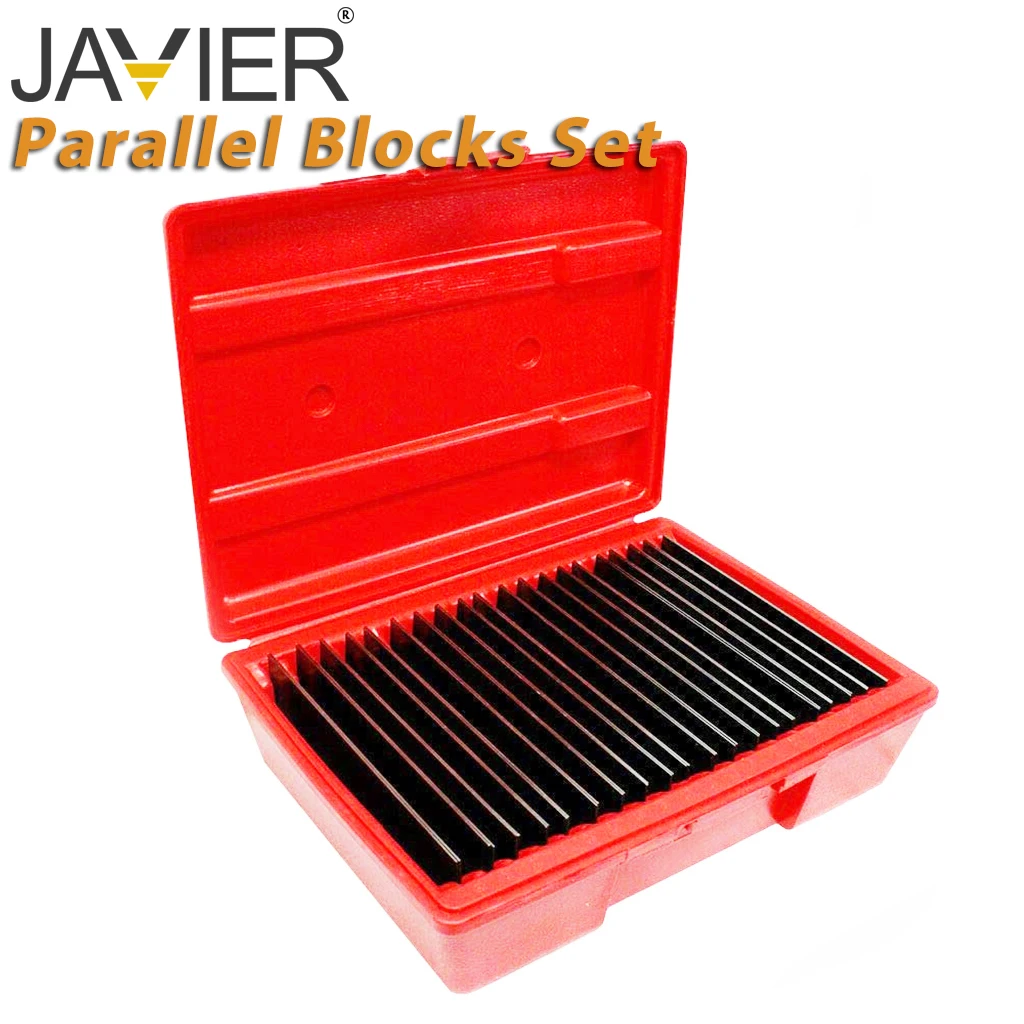 40-Piece Set 1/32 inch Wide x 6 inch Long StraightedgeBarBlocks ½ inch to1-11/16inchHigh Quality Machinist Parallel Blocks Bars
