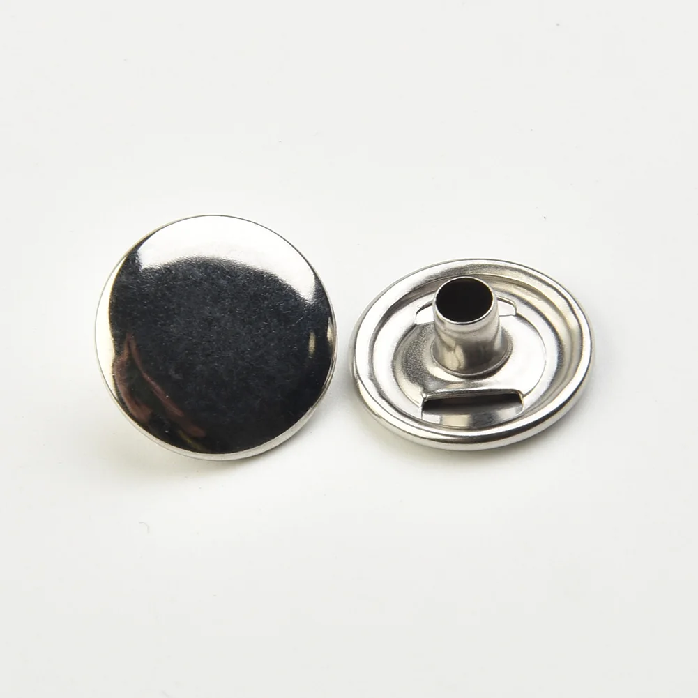 30 Stück Edelstahl Marine Grade Canvas und Polster Bootsabdeckung Druckknopfbefestigungssatz 15 mm Schraubverschlüsse mit Werkzeug – Detail 8