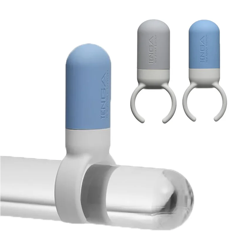 TENGA 15/10 Speeds Penis Ring Vibrator Time Delay Ejaculation Silicone USB Charging Waterproof Penis Massage Sex Toys for Men