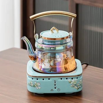 220V High-Temperature Resistant Electric Tea Stove & Tea Kettle Set for Home Use C 1