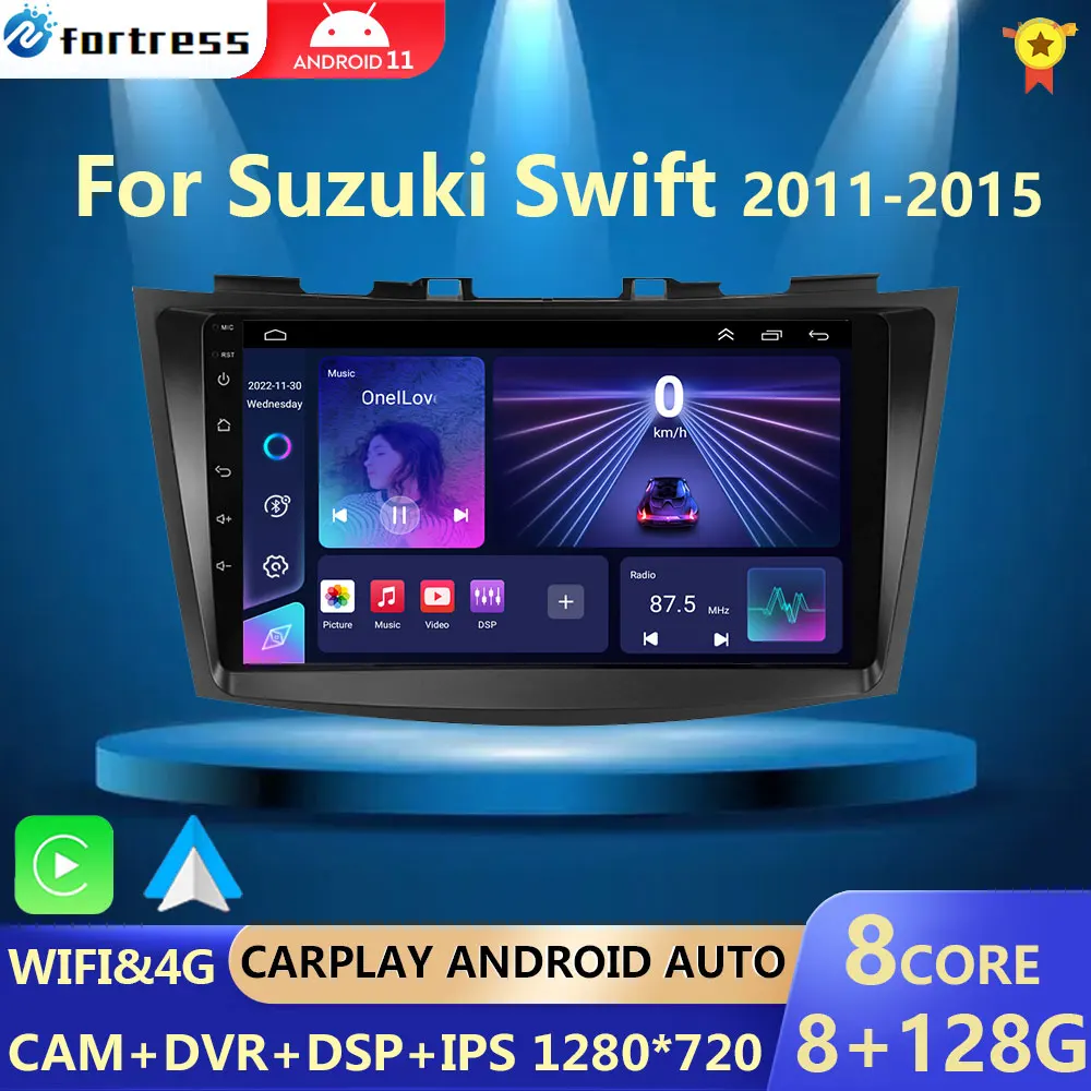 Carplay Autoradio Android 2din, Wifi, Bt, Rds, Lecteur Multimédia